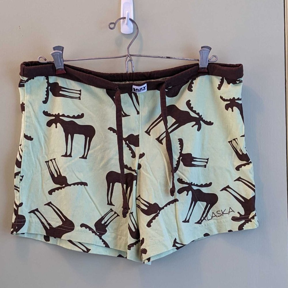 XL Drawstring boxer shorts with moose motif